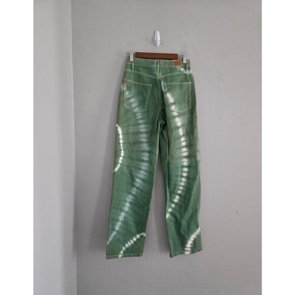 Urban Outfitters BDG Green Tiedye Jeans Size 26 - Picture 3 of 4
